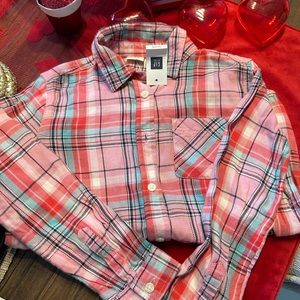 Plaid Gap shirt